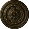 Ekena Millwork Chester Ceiling Medallion (Fits Canopies up to 2 1/4"), Hand-Painted Green Gold, 15 3/4"OD x 1 7/8"P CM15CHGGS - alternate 1